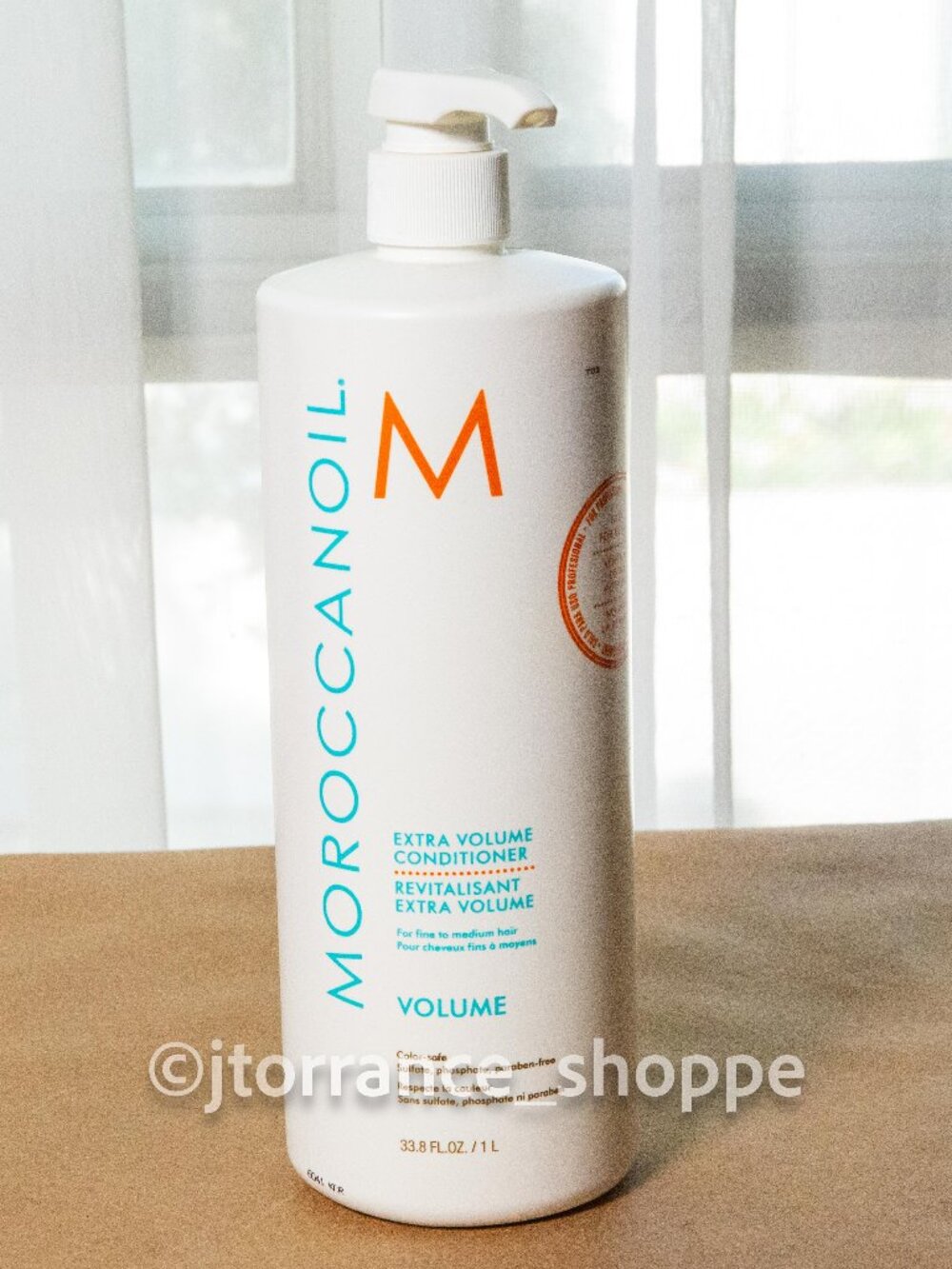 NEW Moroccanoil Extra Volume Conditioner 33.8 oz / 1 L Color Safe Detangling